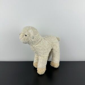 Douglas Cuddle Toys Rare Babba Lamb 7” #1781 Realistic White Cream Sheep Plush